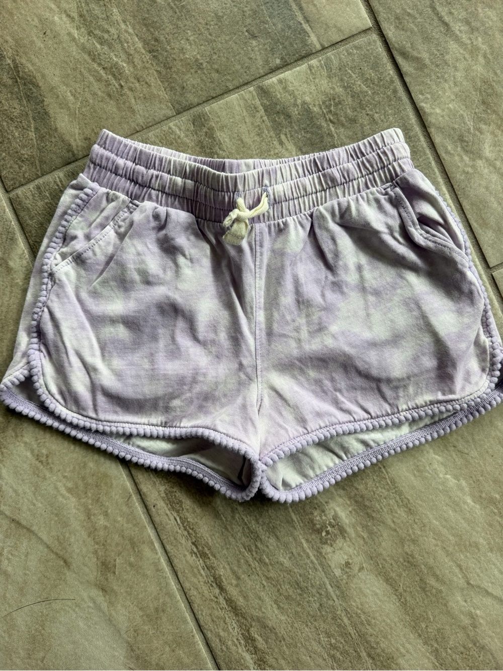Tea Collection Lavender Tie-Dye Girls' Shorts